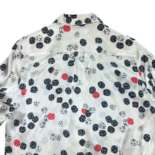 Load image into Gallery viewer, ESCADA DICE PRINT SILK BLOUSE (S/M)