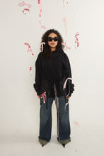 Load image into Gallery viewer, Reworked Bound Corset Hoodie