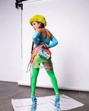 Load image into Gallery viewer, Jean Paul Gaultier Vintage Neon Four-Way Mesh Tank Top