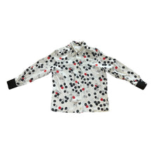 Load image into Gallery viewer, ESCADA DICE PRINT SILK BLOUSE (S/M)