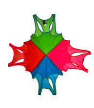 Load image into Gallery viewer, Jean Paul Gaultier Vintage Neon Four-Way Mesh Tank Top