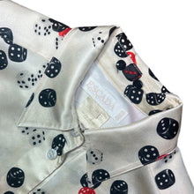 Load image into Gallery viewer, ESCADA DICE PRINT SILK BLOUSE (S/M)