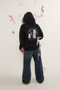 Reworked Bound Corset Hoodie