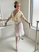 Load image into Gallery viewer, Vintage Christian Dior ruffle knit cardigan (O/S)
