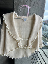 Load image into Gallery viewer, Vintage Christian Dior ruffle knit cardigan (O/S)
