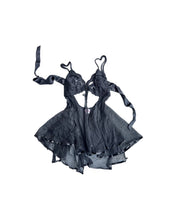 Load image into Gallery viewer, 1990s Lace Babydoll Sheer Top
