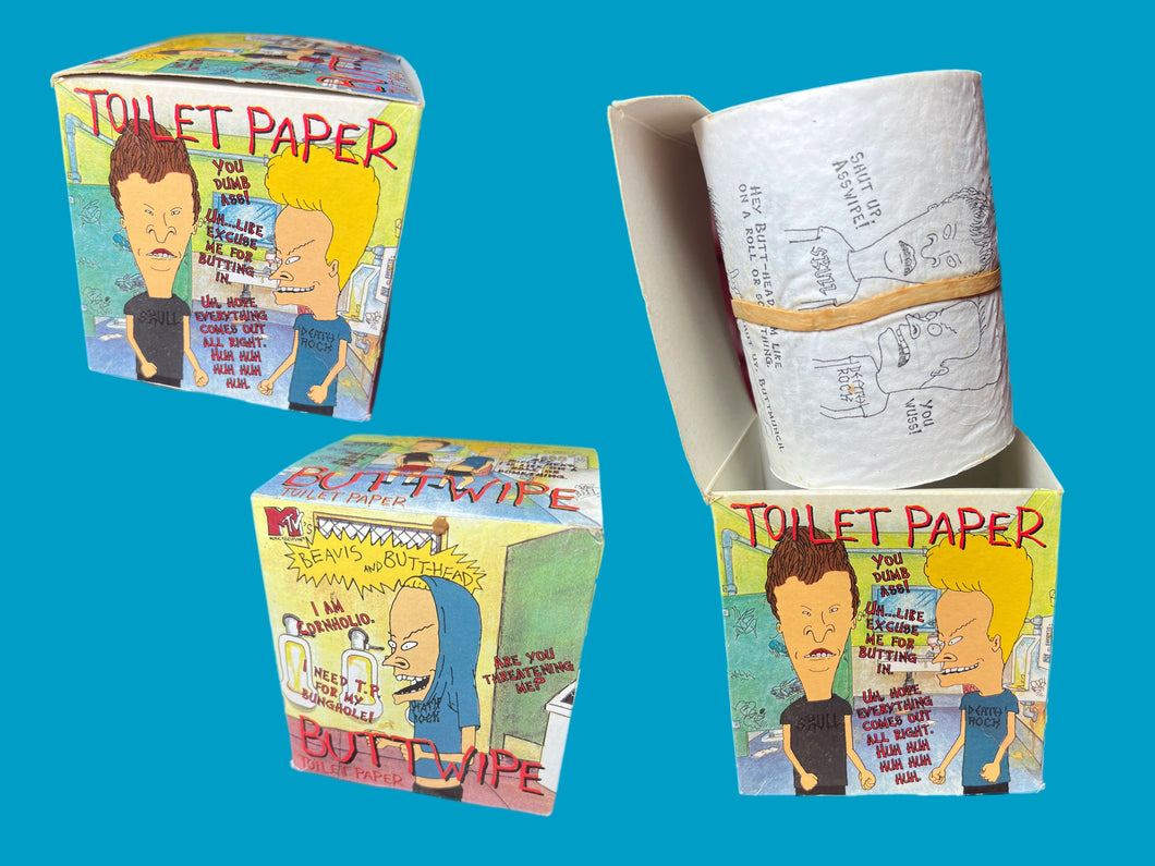 1996 MTV Beavis + Butthead Toilet Paper
