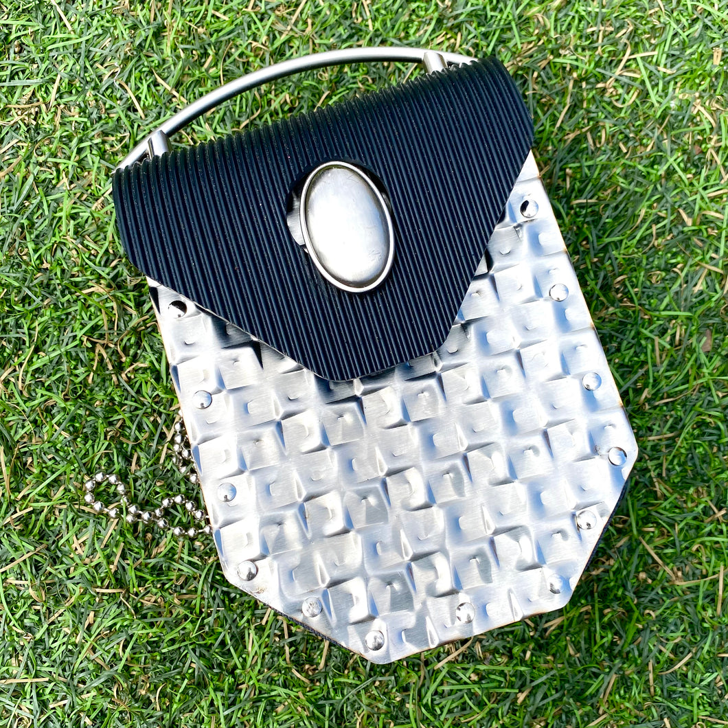 90s Metal ball chain mini purse